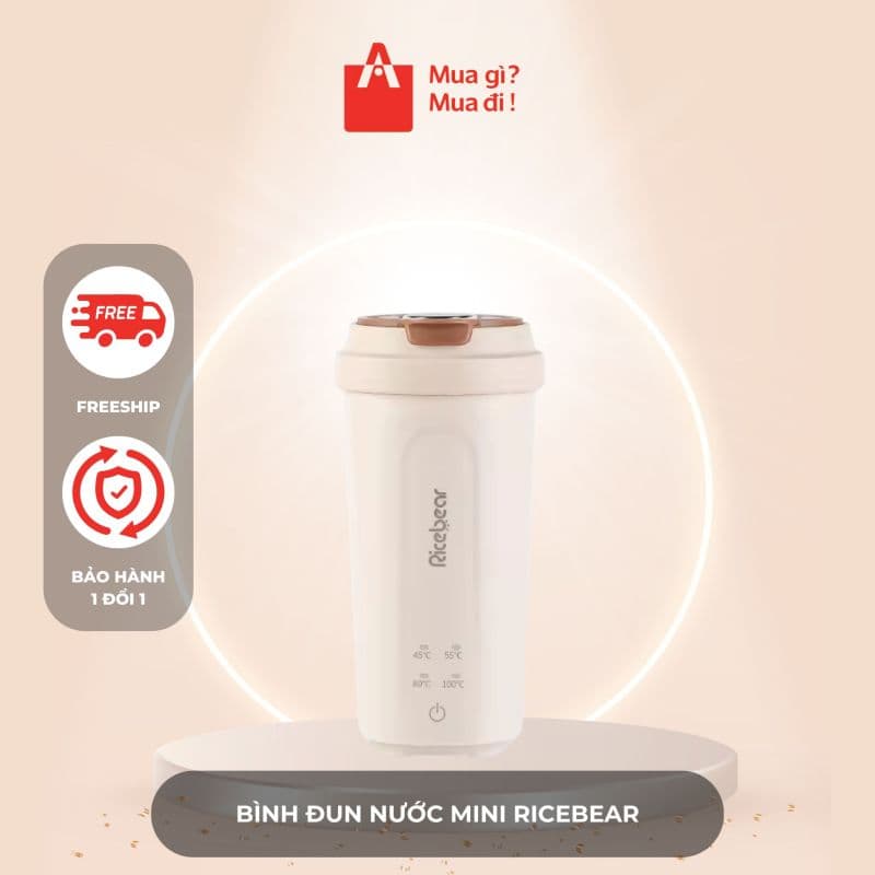 Bình đun nước mini RICEBEAR