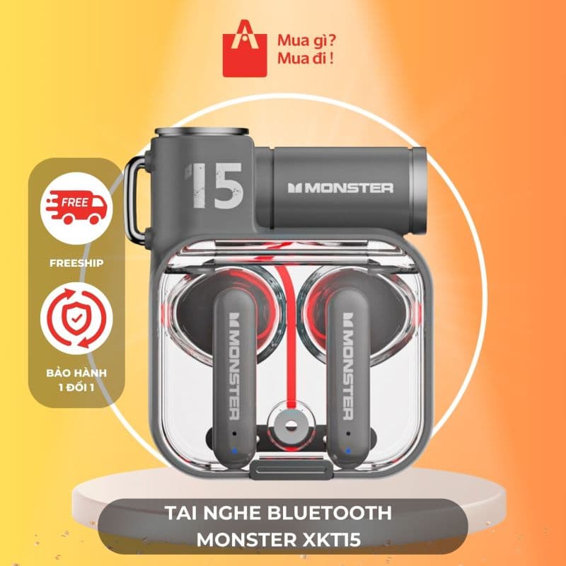 Tai Nghe Gaming kháng nước giảm tiếng ồn Monster XKT15