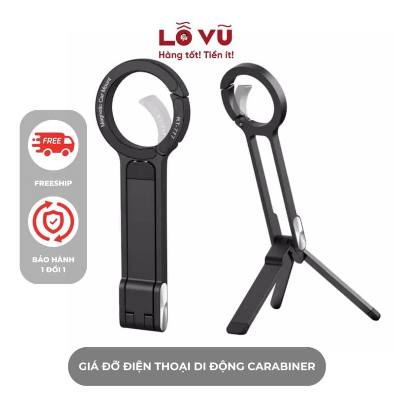 Giá đỡ điện thoại di động Carabiner