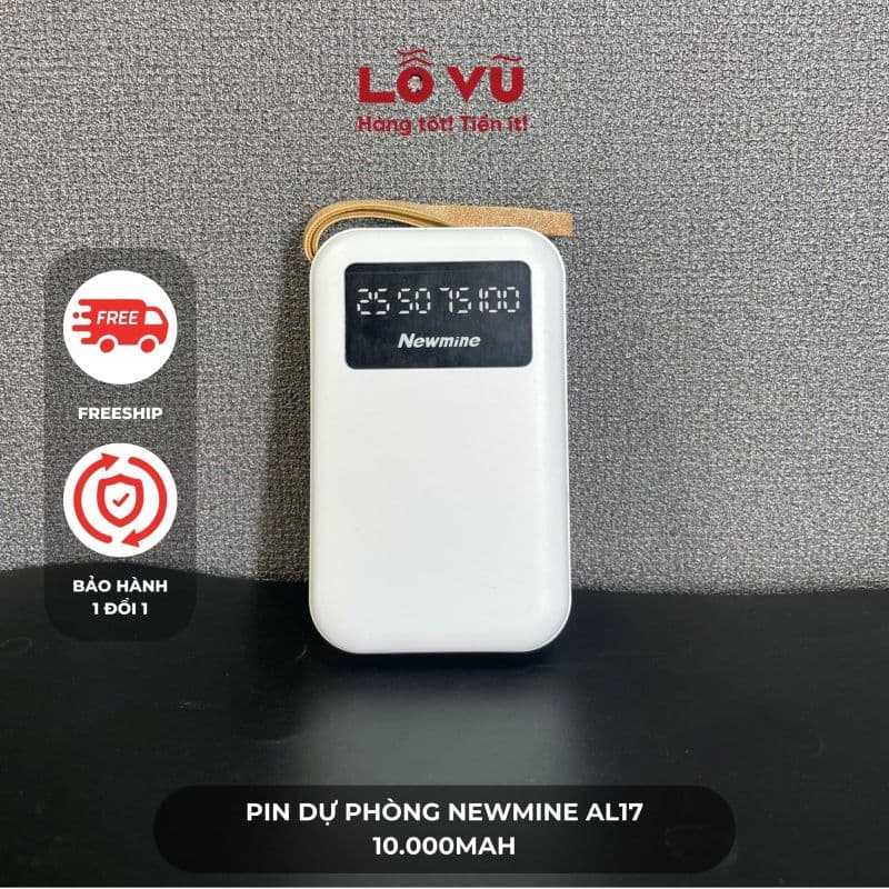 Pin dự phòng Newmine AL17 10.000mAh
