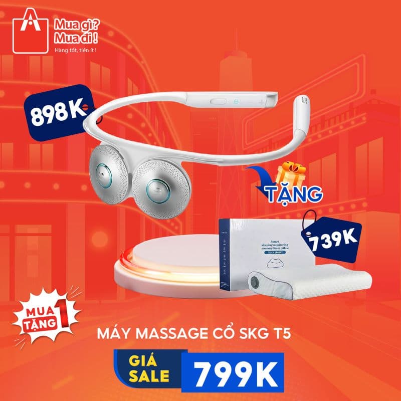 Máy massage cổ chính hãng Xiaomi SKG T5