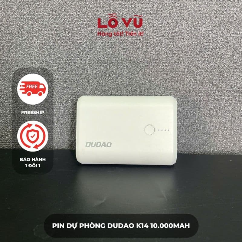 [SẠC NHANH] Pin dự phòng DUDAO K14 10.000mAh
