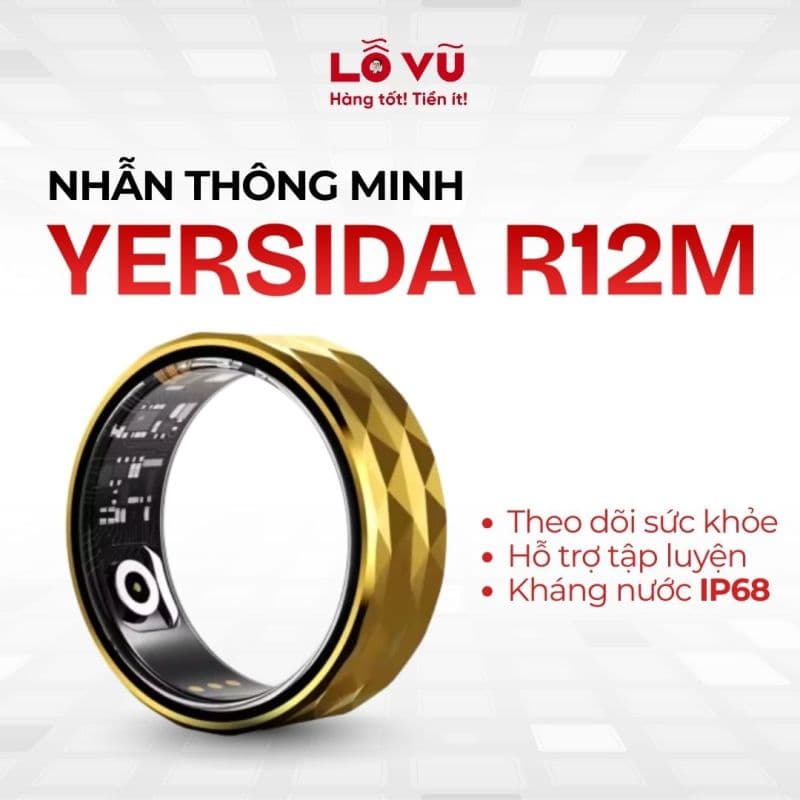 Nhẫn thông minh YERSIDA R12M