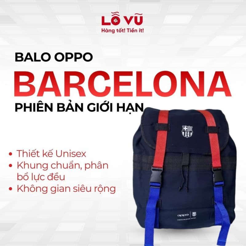 Balo OPPO phiên bản giới hạn BARCELONA