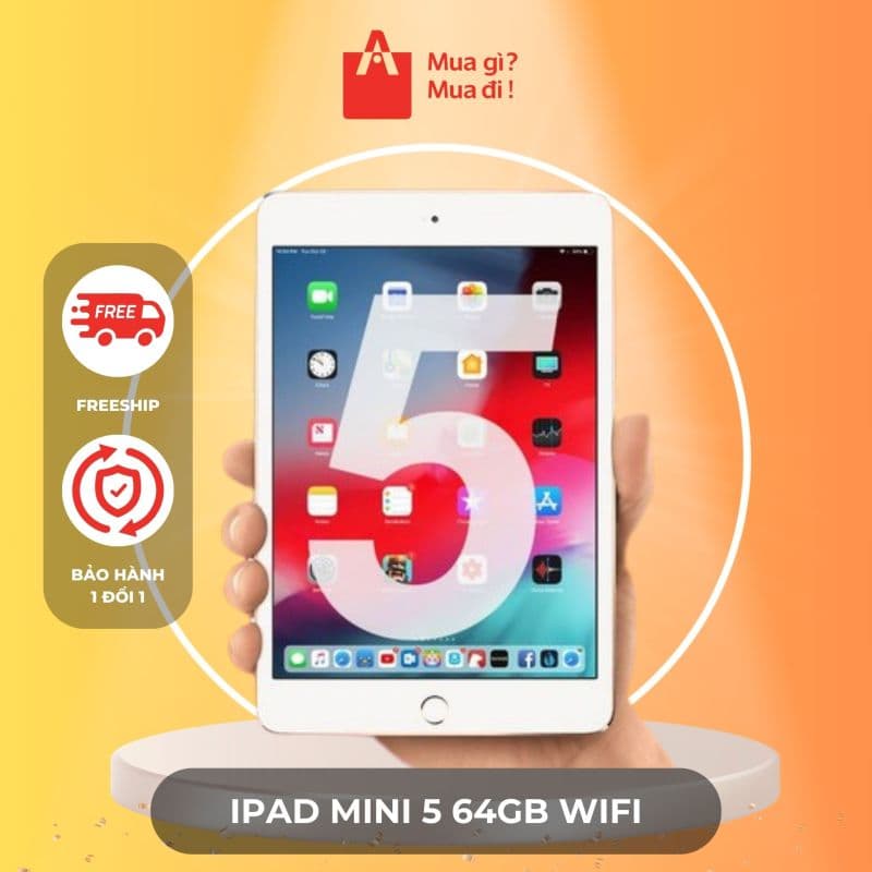 Ipad mini 5 64Gb Wifi - 99% ngoại hình đẹp