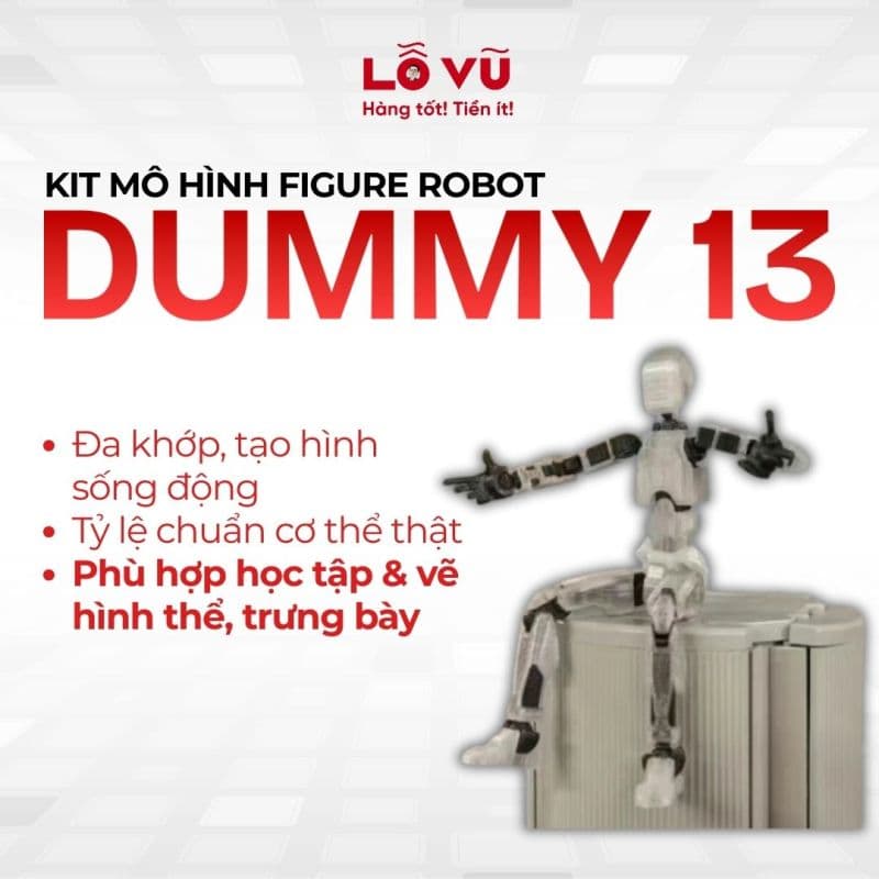 Kit Mô Hình Figure Robot DUMMY 13