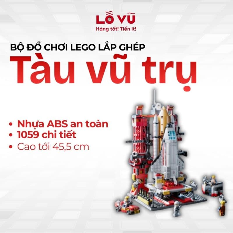 Bộ đồ chơi LEGO Lắp ghép Tàu vũ trụ