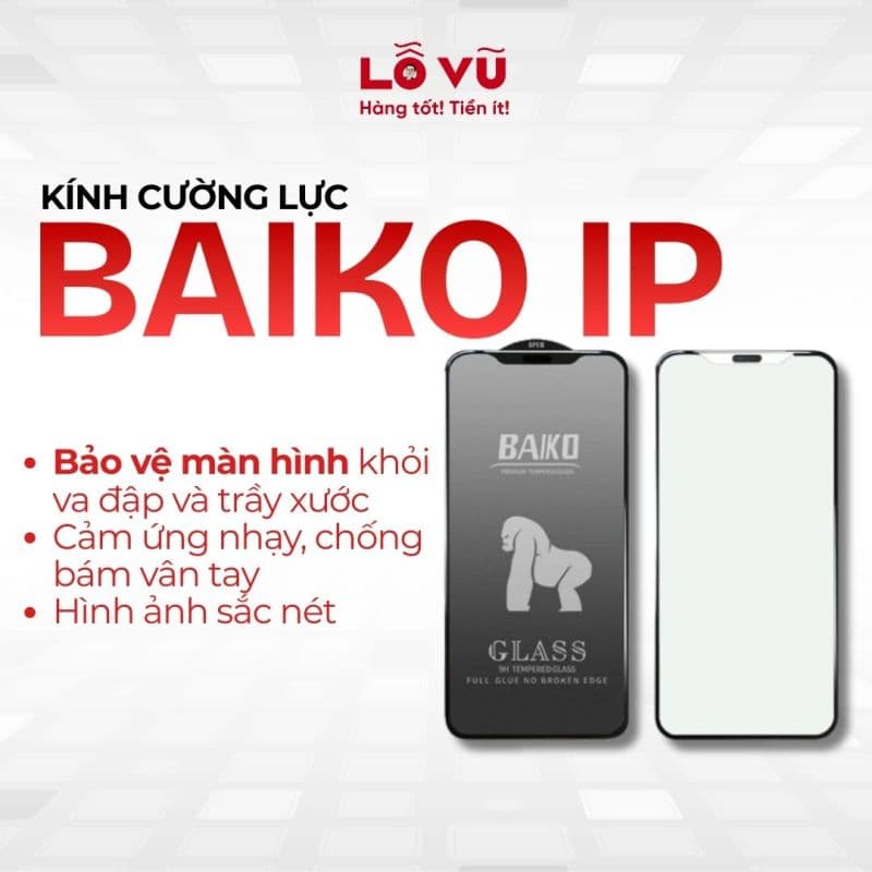Kính cường lực BAIKO IP