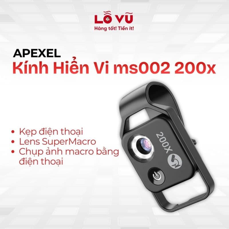 Apexel Kính Hiển Vi ms002 200x