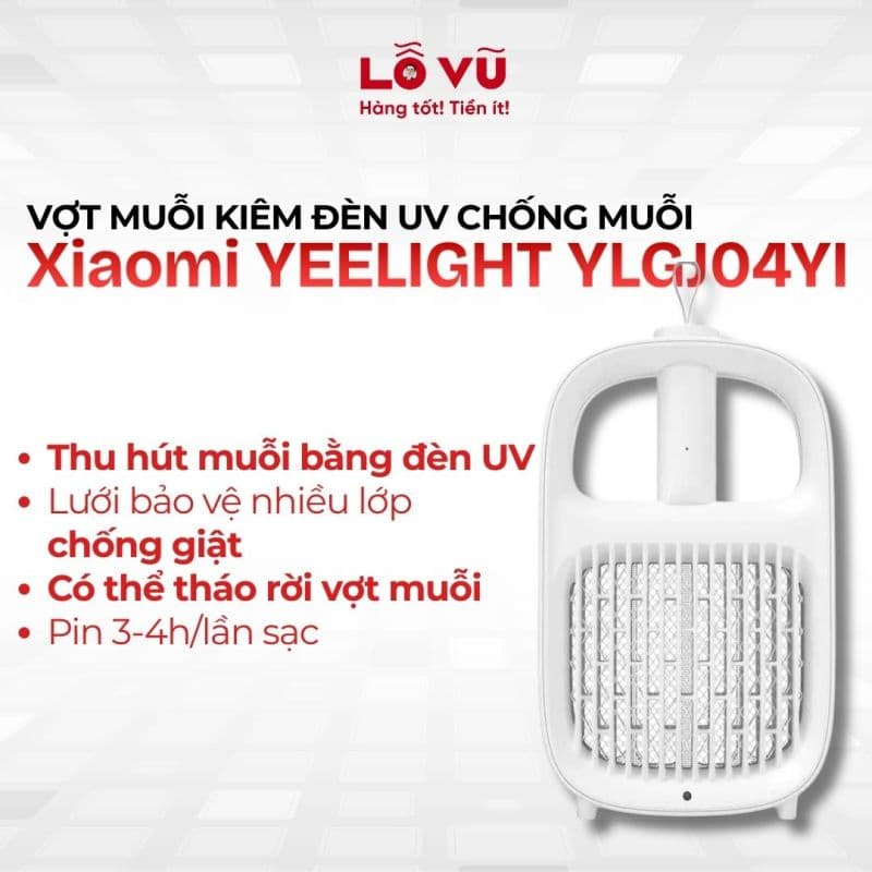 Vợt muỗi kiêm đèn UV chống muỗi Xiaomi YEELIGHT YLGJ04YI