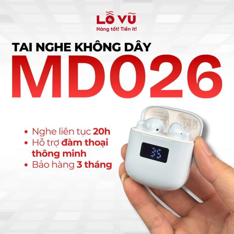 Tai nghe không dây MD026
