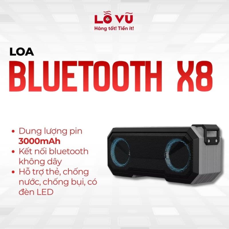 Loa Bluetooth X8