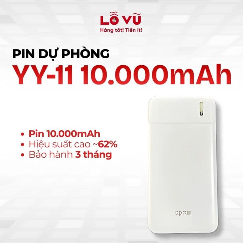 Pin dự phòng YY-11 10.000mAh