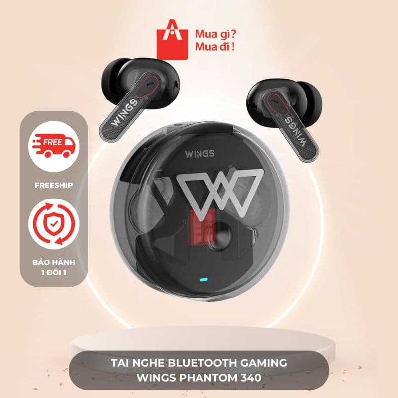 Tai nghe Bluetooth Gaming WINGS Phantom 340