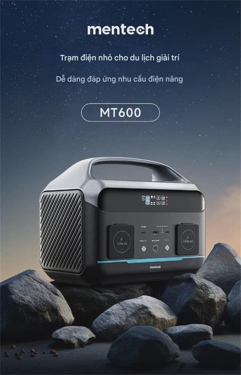 Trạm sạc tích điện Mentech MT600 600W