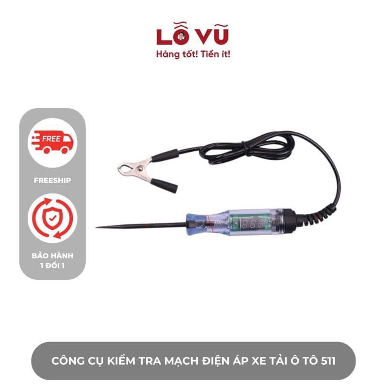 Công cụ kiểm tra mạch điện áp xe tải ô tô 511