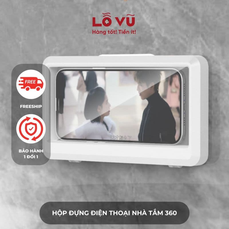 Hộp đựng điện thoại nhà tắm 360