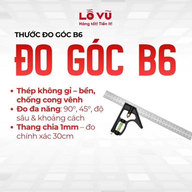 Thước đo góc B6