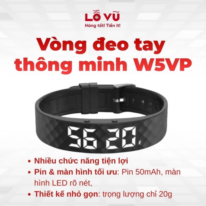 Vòng đeo tay thông minh W5VP