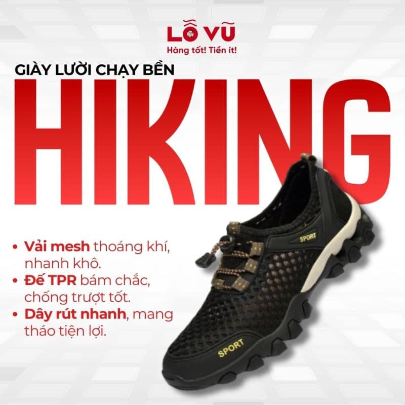 Giày Chạy Bền Hiking