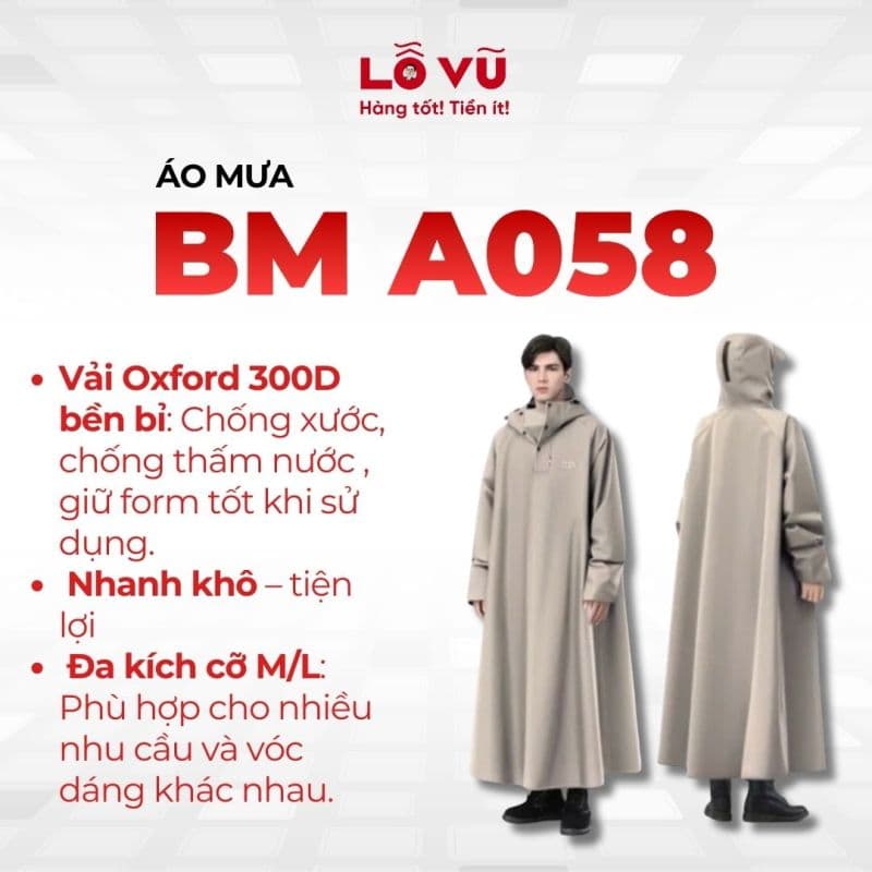 Áo mưa BM A058