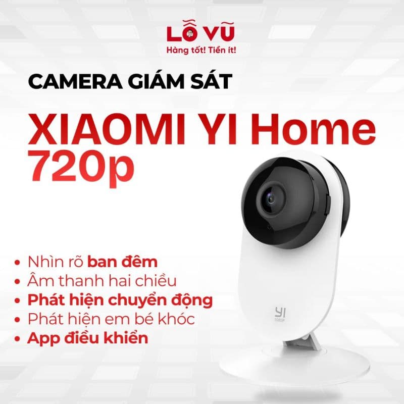 Camera giám sát XIAOMI YI Home 720p