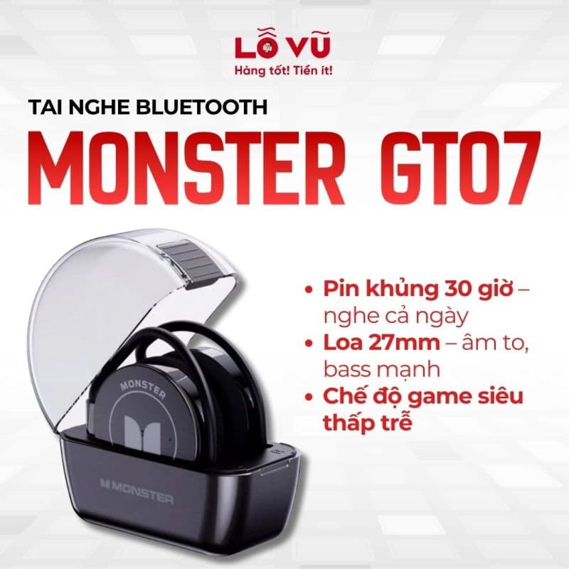 Tai nghe bluetooth Monster GT07