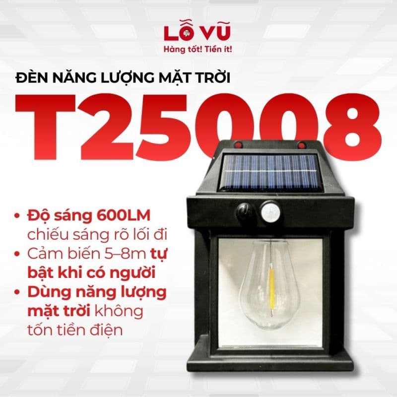 Đèn năng lượng mặt trời - T25008