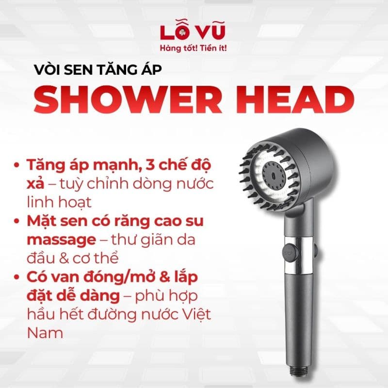 Vòi sen tăng áp Shower head