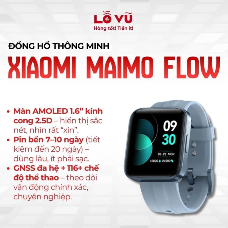 Đồng hồ thông minh Xiaomi Maimo Watch Flow - WT2106
