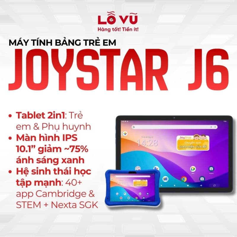 Máy tính bảng trẻ em JoyStar J6