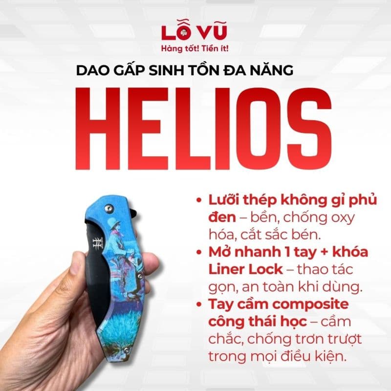 Dao gấp sinh tồn đa năng HELIOS