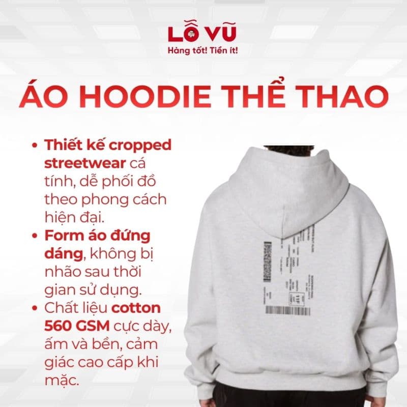 Áo hoodie thể thao