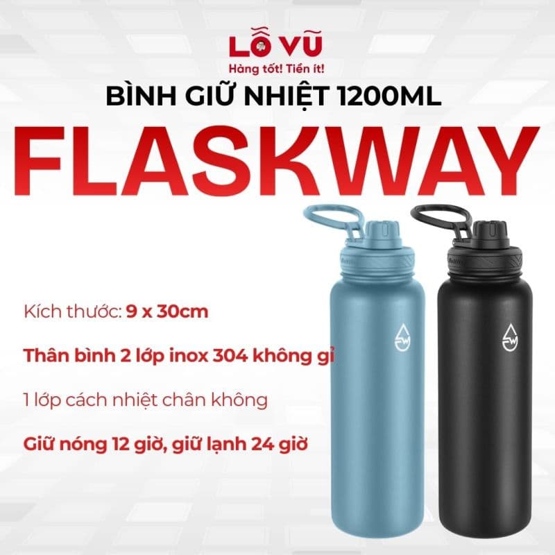 Bình giữ nhiệt FLASKWAY 1200ml