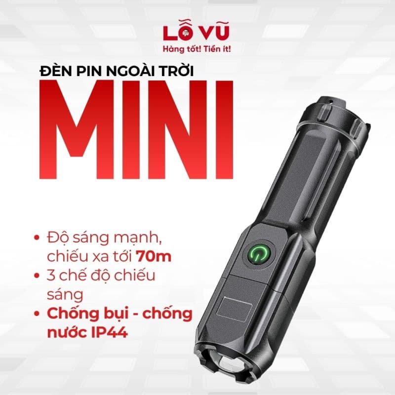 Đèn pin mini ngoài trời
