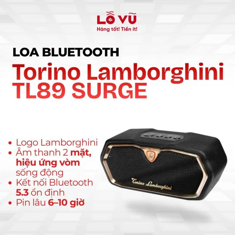 Loa Bluetooth Torino Lamborghini TL89 SURGE