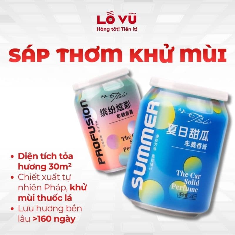 Sáp Thơm Khử Mùi để tủ quần áo, oto, phòng tắm