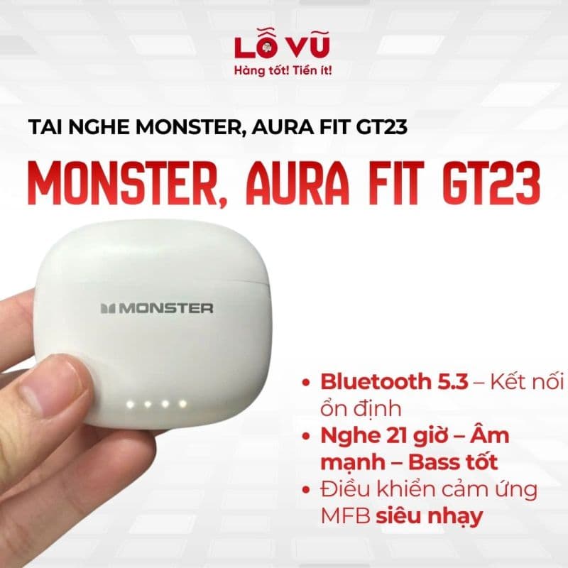 Tai nghe Monster, AURA FIT GT23