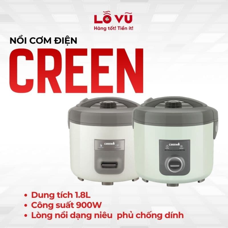 Nồi cơm điện Creen