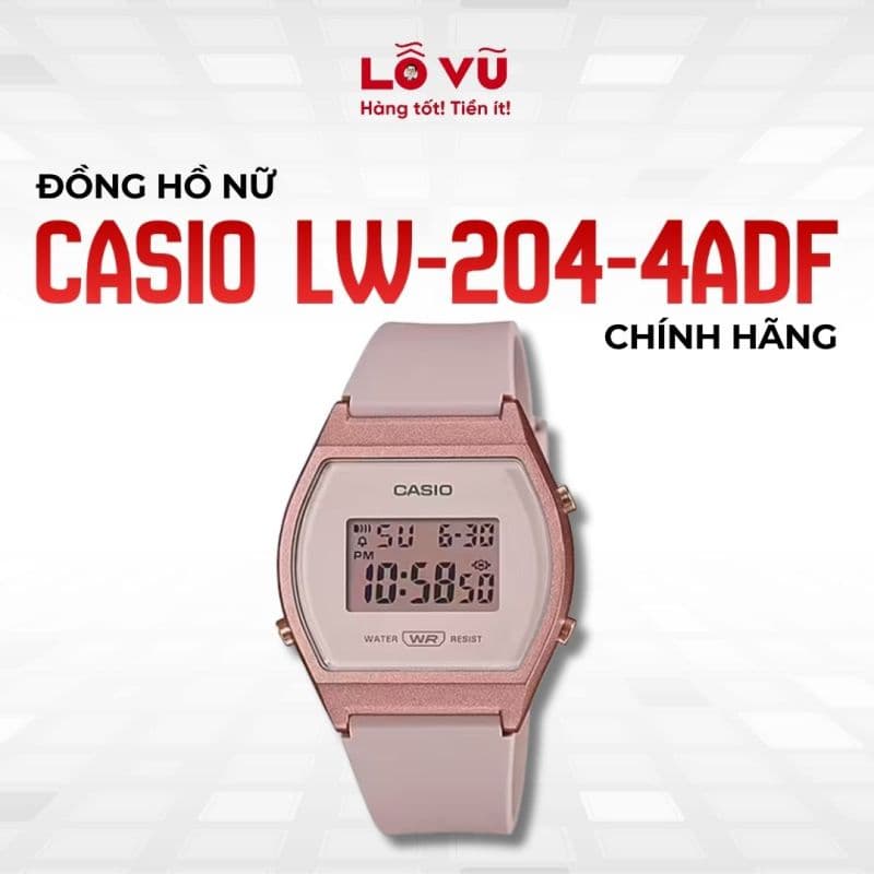 Đồng hồ Casio Nữ LW-204-4ADF