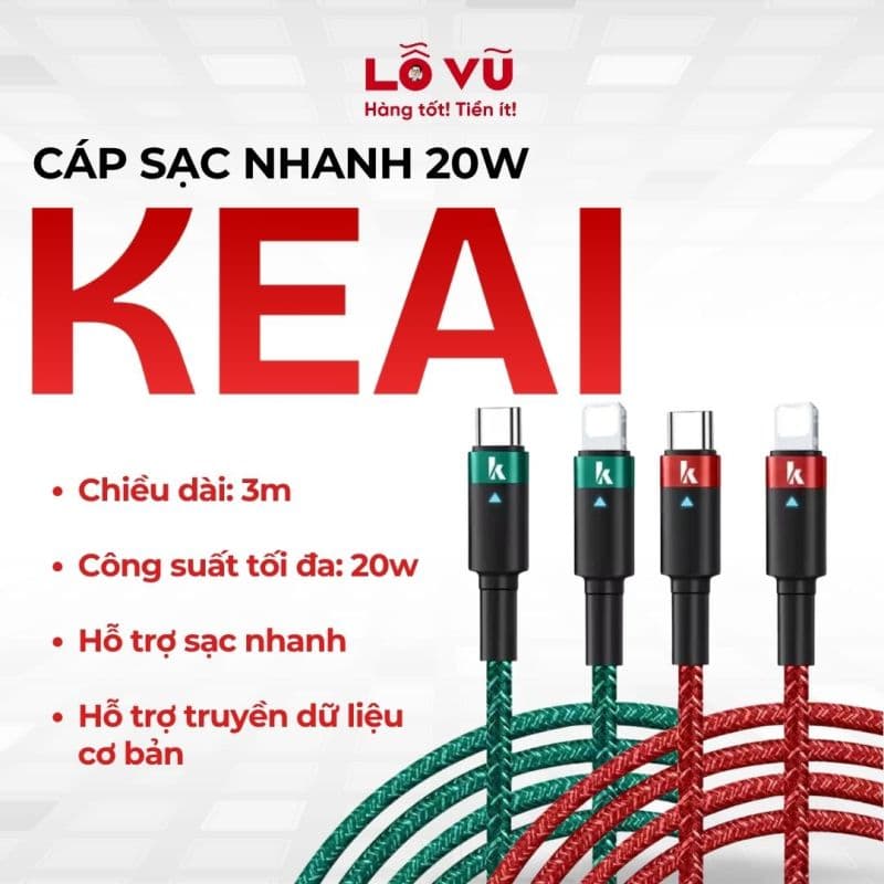 TL Dây sạc LDNIO 25W LS851 USB-C (Mới)