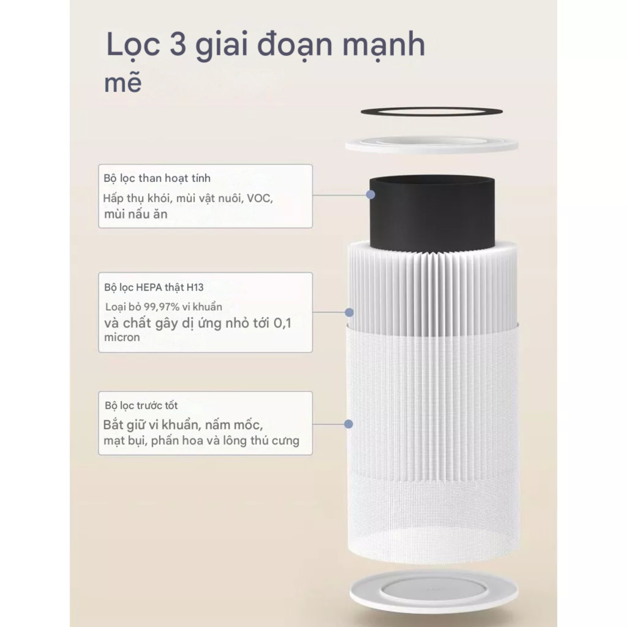 Lõi lọc không khí GANIZA G300S (Lõi)