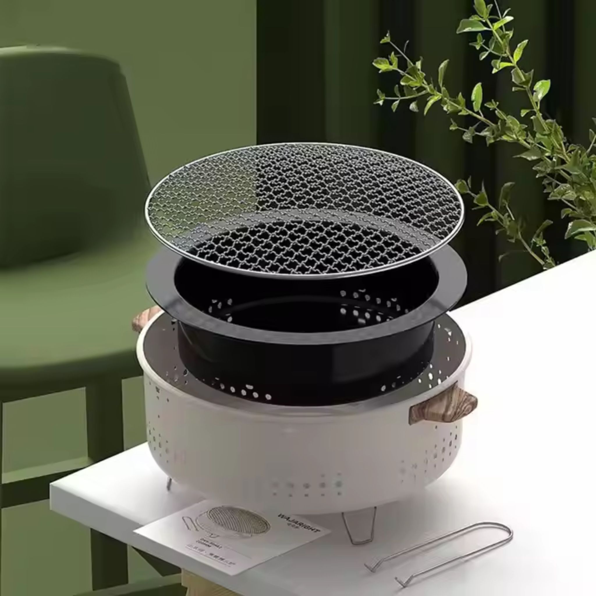 Bếp nướng than hoa ngoài trời 01