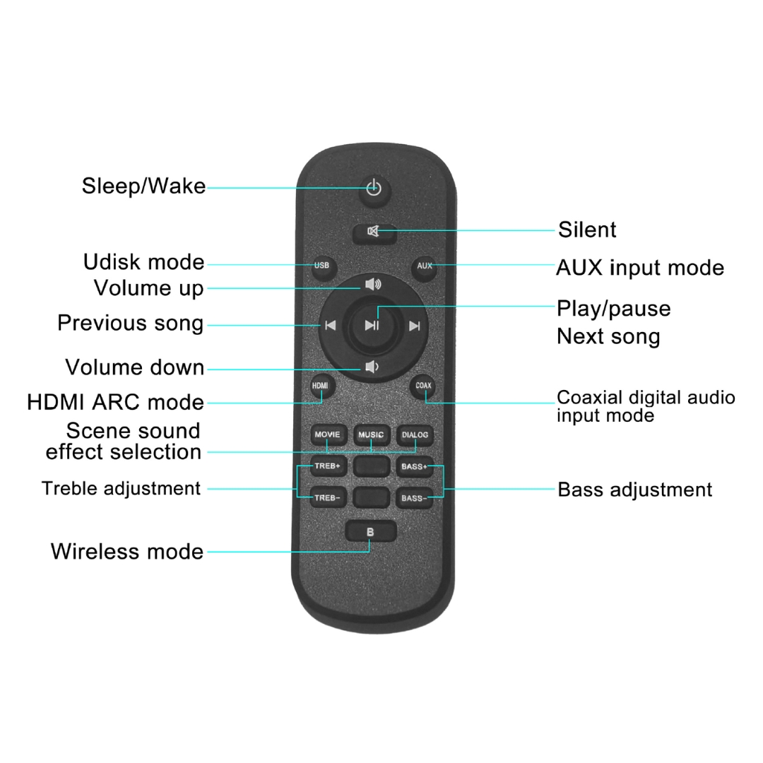 Loa soundbar bluetooth S20L 50W