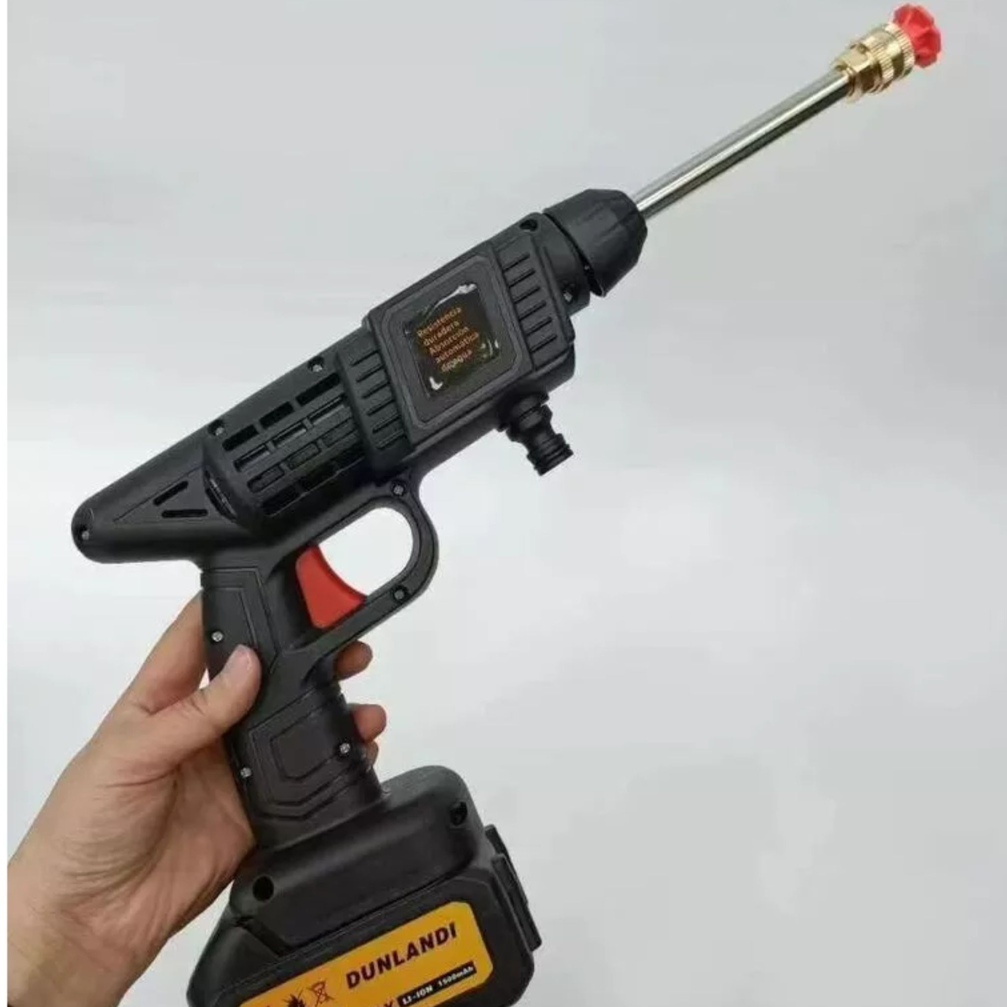 Máy xịt rửa xe cầm tay dùng pin sạc hãng DUNLANDI 48VF